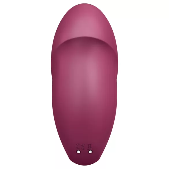 Satisfyer Tap & Climax 1 - vibrador e estimulador clitóris 2 em 1 - vermelho