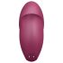 Satisfyer Tap & Climax 1 - Vibrador 2 em 1 e Estimulador de Clitóris (vermelho)