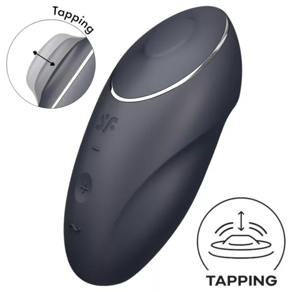 Satisfyer - vibrador clitóris 2 em 1 - preto
