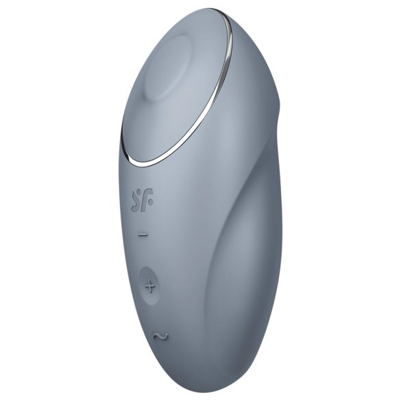 Satisfyer Tap & Climax 1 - Vibrador 2em1 para Clitóris (Cinza)