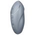 Satisfyer Tap & Climax 1 - Vibrador 2em1 para Clitóris (Cinza)