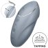Satisfyer Tap & Climax 1 - Vibrador 2em1 para Clitóris (Cinza)