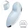 Satisfyer - vibrador clitóris e ponto G 2 em 1 - silicone azul