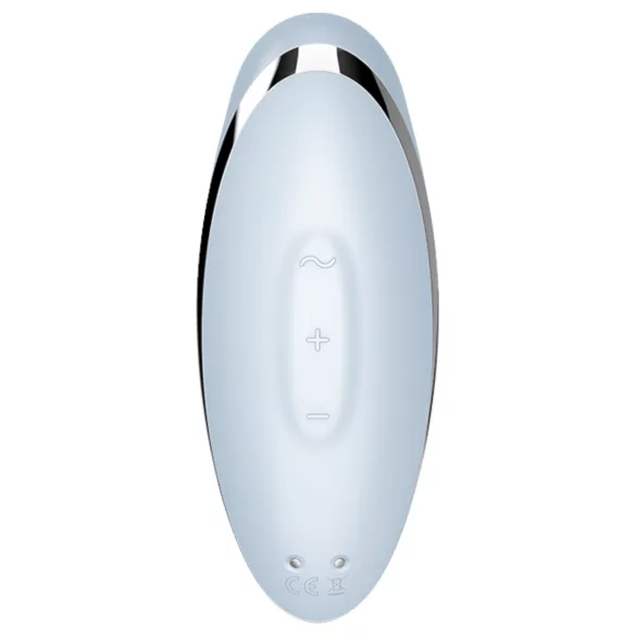 Satisfyer - vibrador clitóris e ponto G 2 em 1 - silicone azul