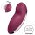 Satisfyer Tap & Climax 2: Vibrador e Estimulador 2 em 1 (vermelho)