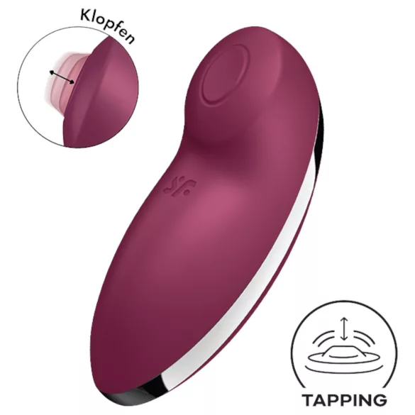 Satisfyer Tap & Climax 2 - vibrador clitóris e ponto G 2 em 1