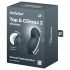 Satisfyer Tap & Climax 2 - Vibro Clit 2 em 1 (Cinza)