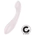 Satisfyer G-Force - vibrador ponto G recarregável à prova d'água - bege