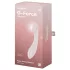Satisfyer G-Force - vibrador ponto G recarregável à prova d'água - bege