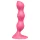 Satisfyer Triple Ball-R - vibrador anal com esferas - silicone rosa