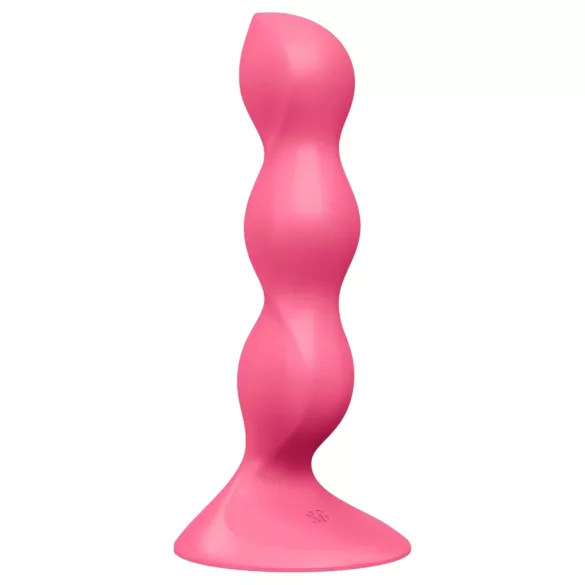 Satisfyer Triple Ball-R - vibrador anal com esferas - silicone rosa
