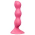 Satisfyer Triple Ball-R - vibrador anal com esferas - silicone rosa