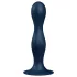 Satisfyer Double Ball-R - dildo com peso - silicone azul