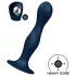Satisfyer Double Ball-R - dildo com peso - silicone azul