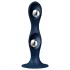 Satisfyer Double Ball-R - dildo com peso - silicone azul