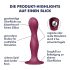 Dildo Pesado Satisfyer Double Ball-R com Ventosa (vermelho)