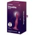 Dildo Pesado Satisfyer Double Ball-R com Ventosa (vermelho)