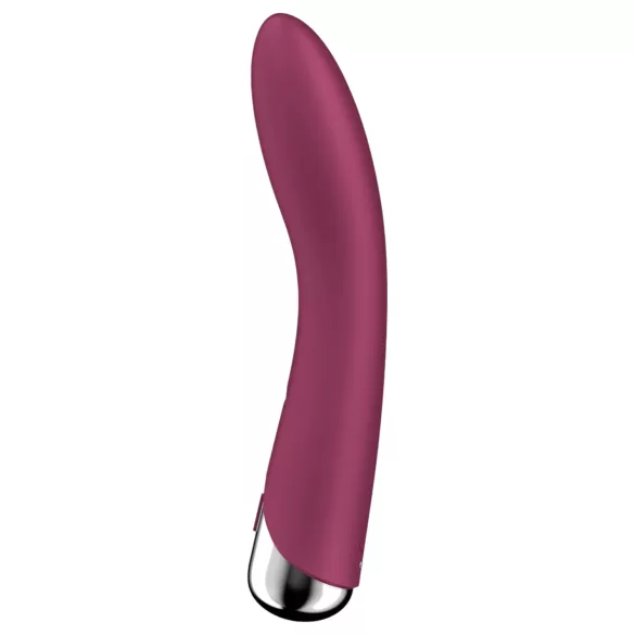 Satisfyer - vibrador ponto G com cabeça giratória - vermelho