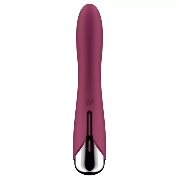Satisfyer - vibrador ponto G com cabeça giratória - vermelho