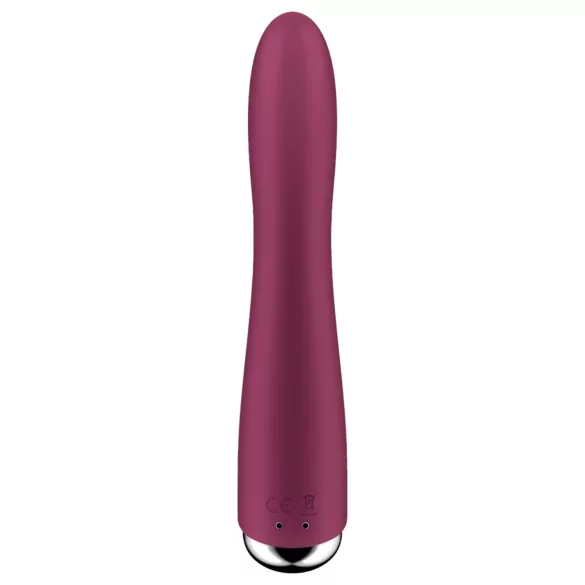 Satisfyer - vibrador ponto G com cabeça giratória - vermelho