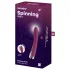 Satisfyer - vibrador ponto G com cabeça giratória - vermelho