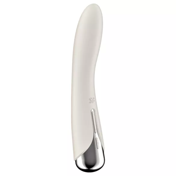 Satisfyer Spinning Vibe 1 - vibrador ponto G cabeça giratória - bege