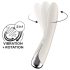 Satisfyer Spinning Vibe 1 - Vibrador com cabeça rotativa para ponto G (bege)