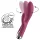 Satisfyer Spinning Rabbit 1 - vibrador com braço clitoriano giratório (vermelho)