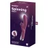 Satisfyer Spinning Rabbit 1 - vibrador com braço clitoriano giratório (vermelho)