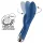 Satisfyer Spinning Rabbit 1 - vibrador rabbit rotativo clitóris - azul