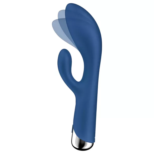 Satisfyer Spinning Rabbit 1 - vibrador rabbit rotativo clitóris - azul