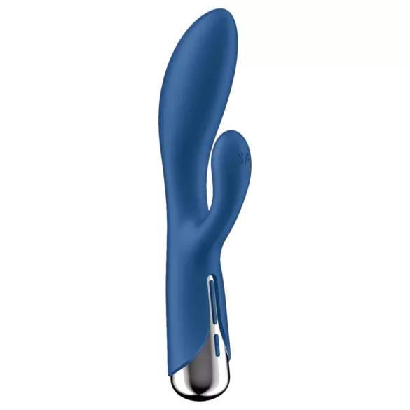 Satisfyer Spinning Rabbit 1 - vibrador rabbit rotativo clitóris - azul