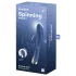 Satisfyer Spinning Rabbit 1 - vibrador rabbit rotativo clitóris - azul