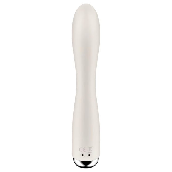 Satisfyer Spinning Rabbit 1 - vibrador com braço rotativo (bege)