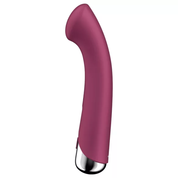 Satisfyer - vibrador ponto G rotativo - cabeça giratória - vermelho