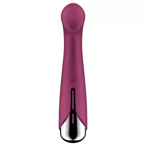 Satisfyer - vibrador ponto G rotativo - cabeça giratória - vermelho