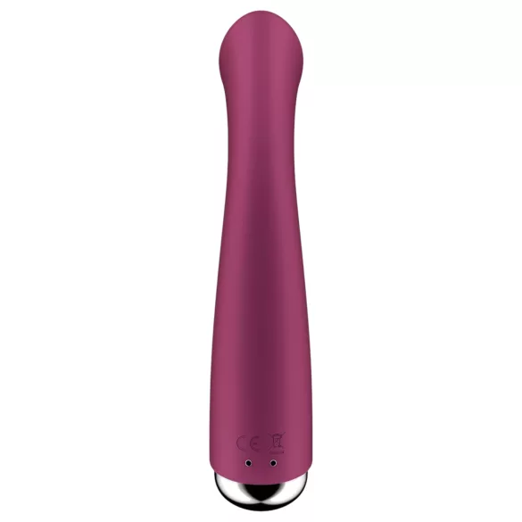 Satisfyer - vibrador ponto G rotativo - cabeça giratória - vermelho