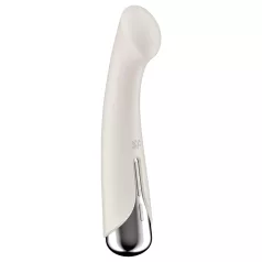   Satisfyer - vibrador ponto G rotativo - cabeça giratória - bege