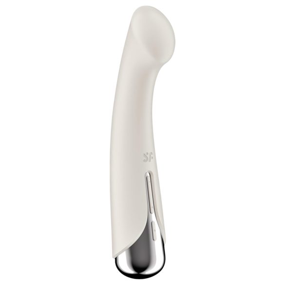 Satisfyer Spinning G-Spot 1 - Vibrador com Cabeça Giratória para Ponto G (Bege)