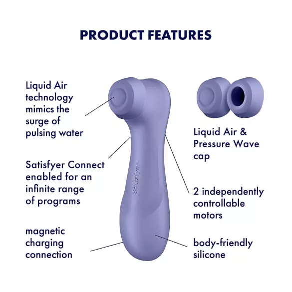 Satisfyer Pro 2 Gen3 - vibrador clitóris sucção inteligente - lilás