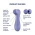Satisfyer Pro 2 Gen3 - Estimulador Clitoriano a Ar com Bateria (Roxo)