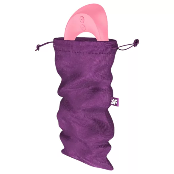 Satisfyer Treasure Bag - bolsa de armazenamento discreta - média - roxa