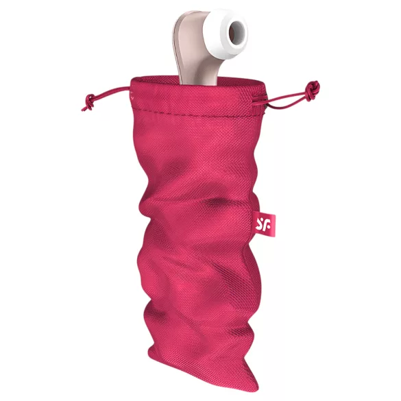 Satisfyer - bolsa discreta para armazenamento - grande - rosa