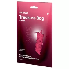   Satisfyer Treasure Bag M - bolsa discreta de armazenamento - média rosa