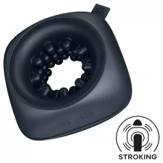   Satisfyer Ring Stroker - masturbador vibratório recarregável (preto)