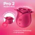 Satisfyer Pro 2 Rose Modern - Estimulador de clitóris vermelho