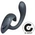 Satisfyer G for Goddess 1 - vibrador clitóris e ponto G - cinza