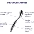 Satisfyer Star Force 1 - dildo aço esferas - prateado