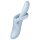 Satisfyer Heat Flex 4 - Vibrador com Estimulador Aqueçido (Prata)