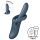 Satisfyer Heat Flex 4 - Vibrador com Aquecimento e Estimulador de Clitóris (Cinza)